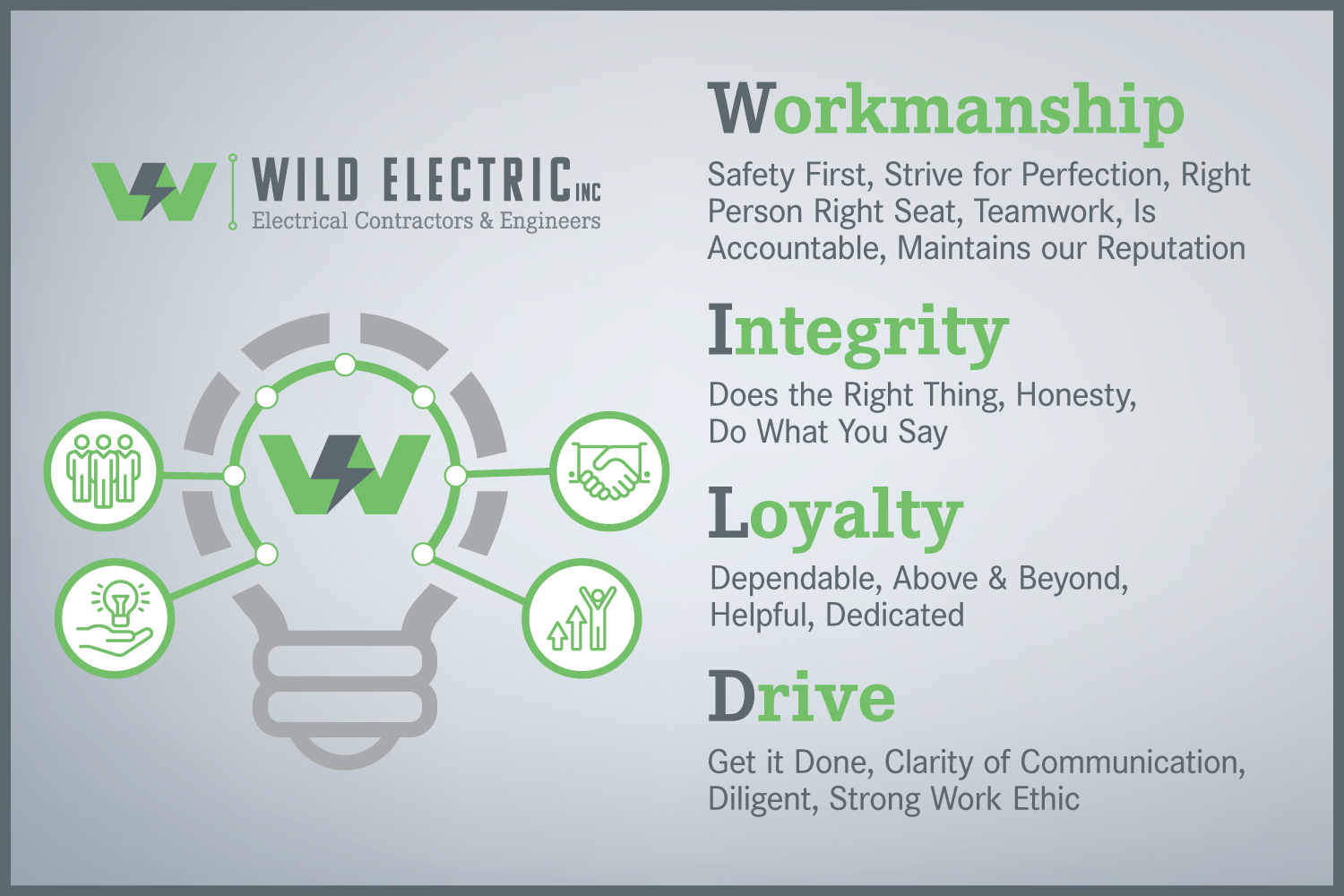 Wild Electric Mission Statement Banner